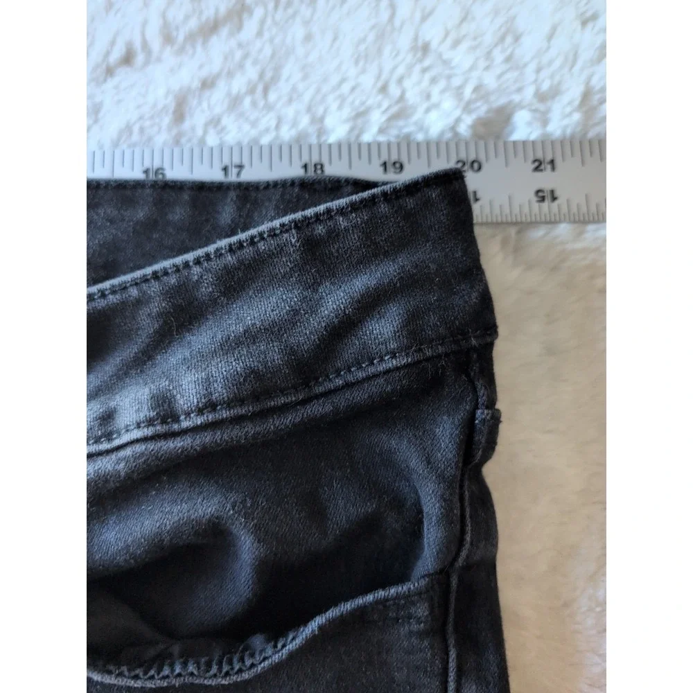 18W Maurices M Jeans Mid Rise Womens  Black Jean Skinny High Rise Stretch 29 Lng - Picture 4 of 9